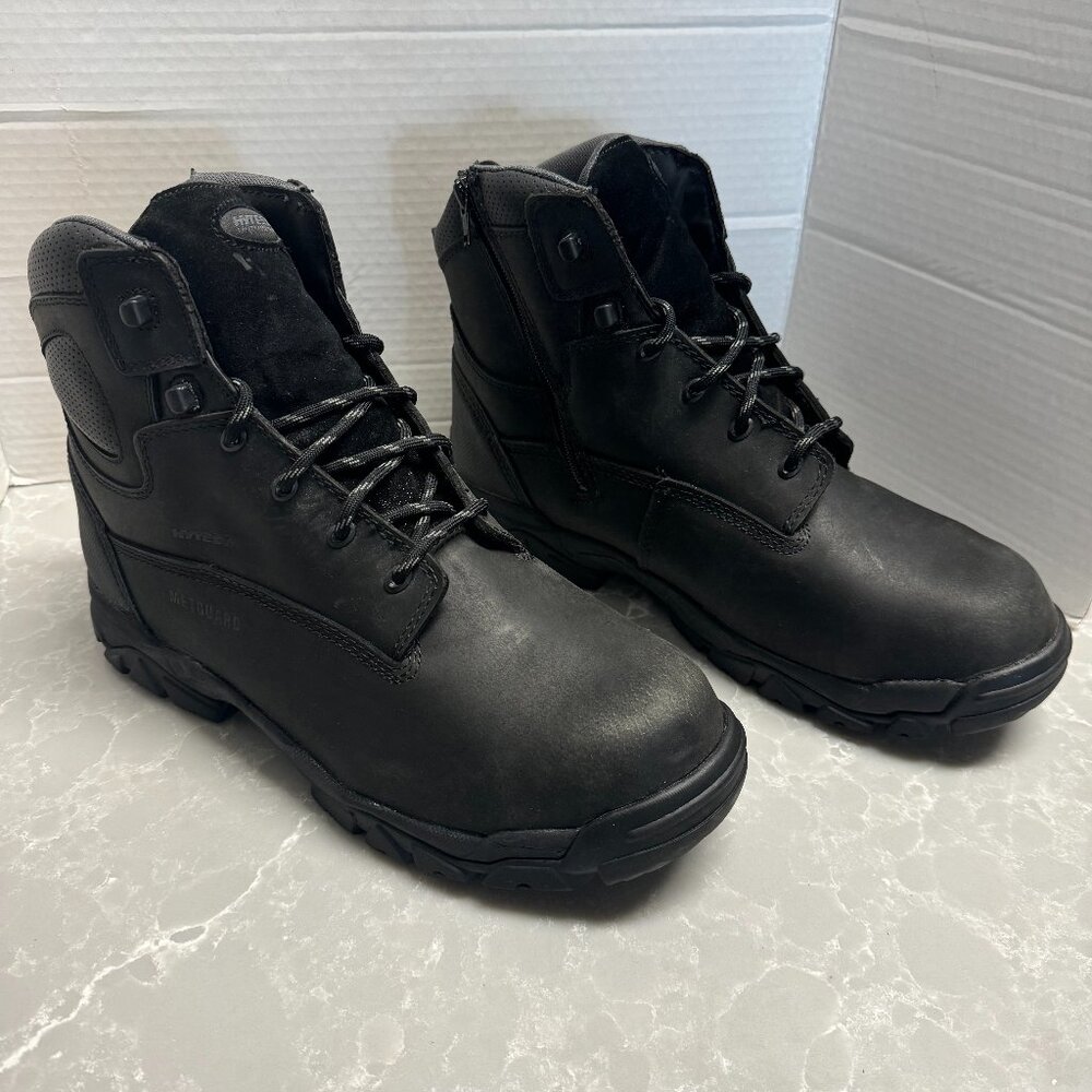 hytest apex metatarsal guard composite toe side zip 6" work boot SZ 13